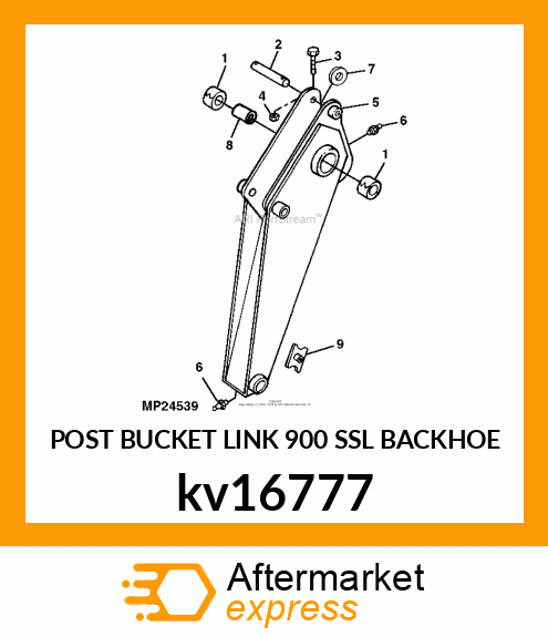 POST BUCKET LINK 900 SSL BACKHOE kv16777