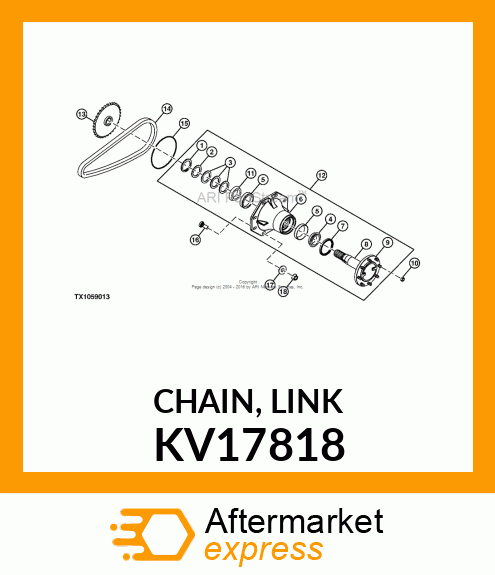 CHAIN, LINK KV17818