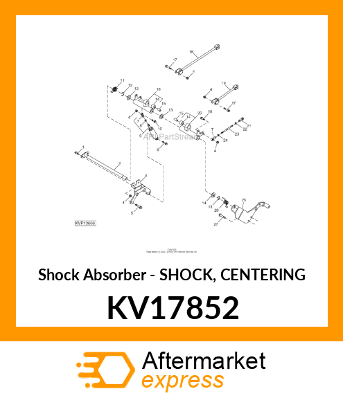 Shock Absorber - SHOCK, CENTERING KV17852