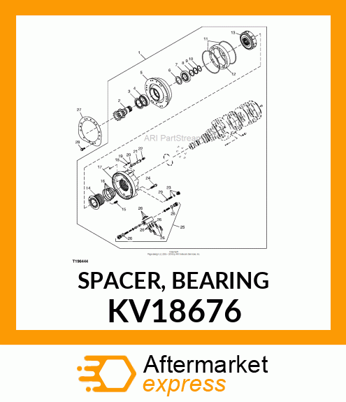 SPACER, BEARING KV18676