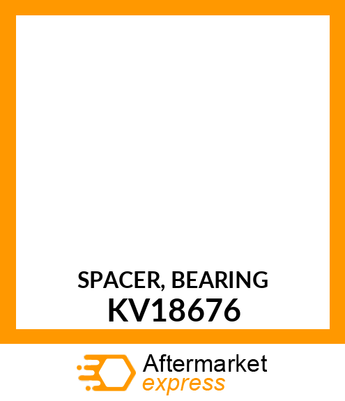 SPACER, BEARING KV18676