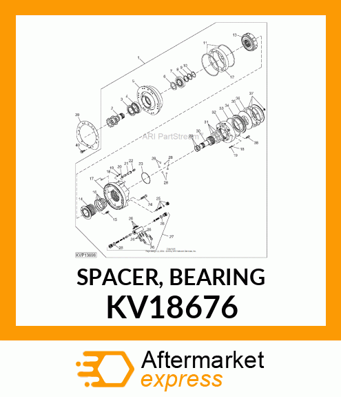 SPACER, BEARING KV18676