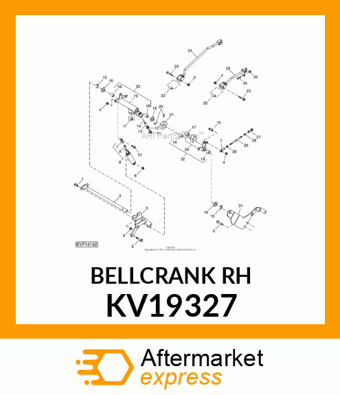 Bellcrank KV19327