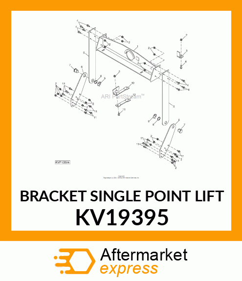 BRACKET SINGLE POINT LIFT KV19395