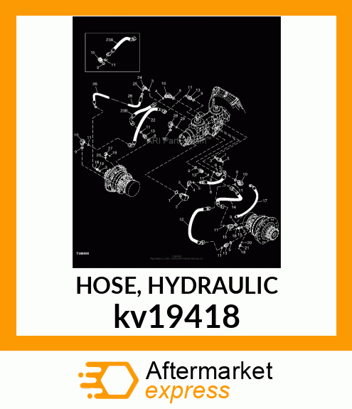 HOSE, HYDRAULIC kv19418