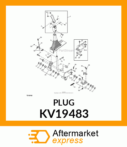 PLUG, HANDLE BUTTON KV19483