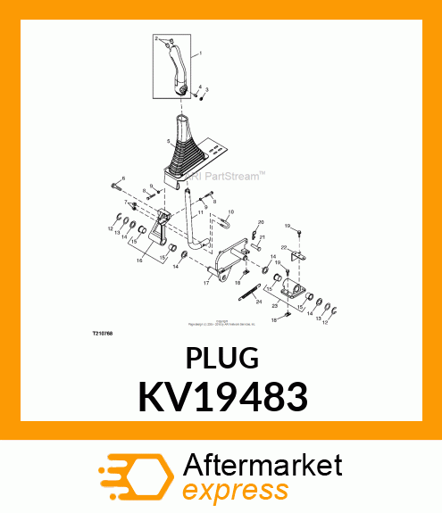 PLUG, HANDLE BUTTON KV19483