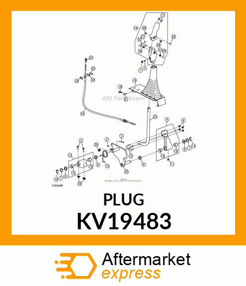 PLUG, HANDLE BUTTON KV19483