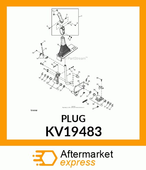 PLUG, HANDLE BUTTON KV19483