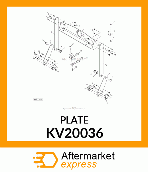 PLATE KV20036