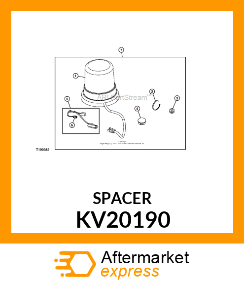 GROMMET RUBBER, 1.0 OD X .25 ID KV20190