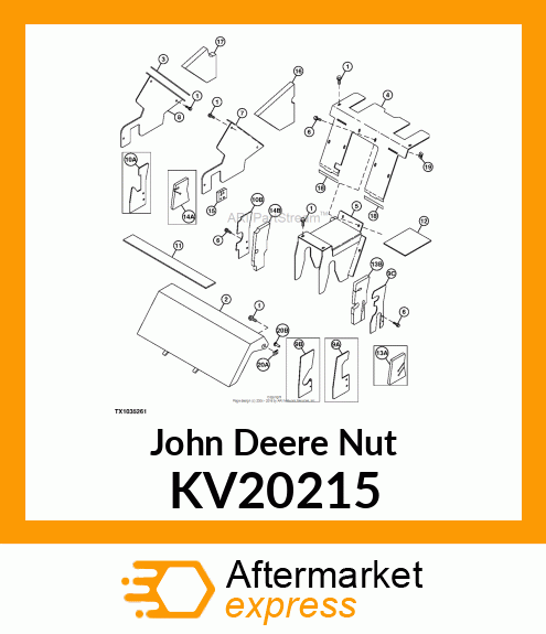 NUT, CLIP KV20215