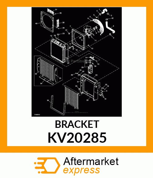 LATCH OIL COOLER, LATCH KV20285