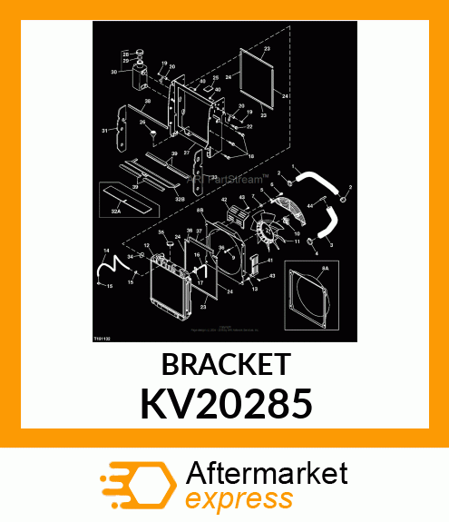 LATCH OIL COOLER, LATCH KV20285