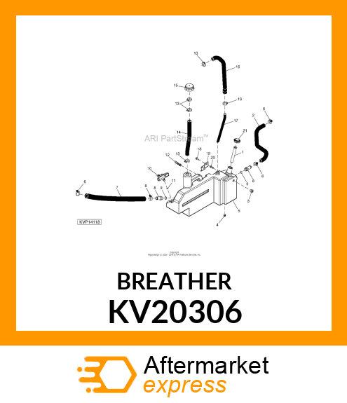 BREATHER, HYDRAULIC JD240/250/260/2 KV20306