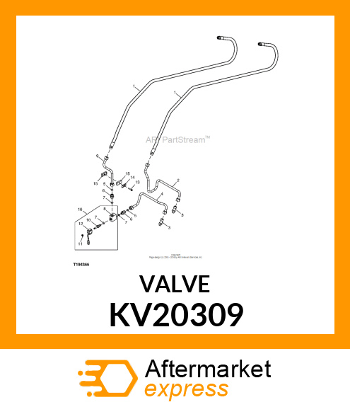 VALVE, PORT KV20309