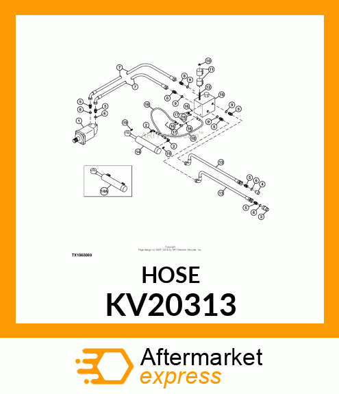 HOSE, HYD. KV20313