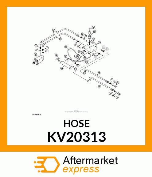 HOSE, HYD. KV20313