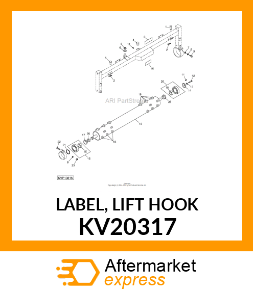 LABEL, LIFT HOOK KV20317