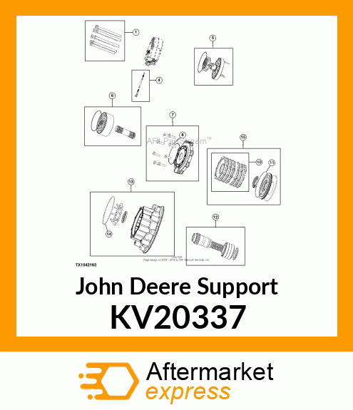 SUPPORT, MOUNTING FLANGE KV20337