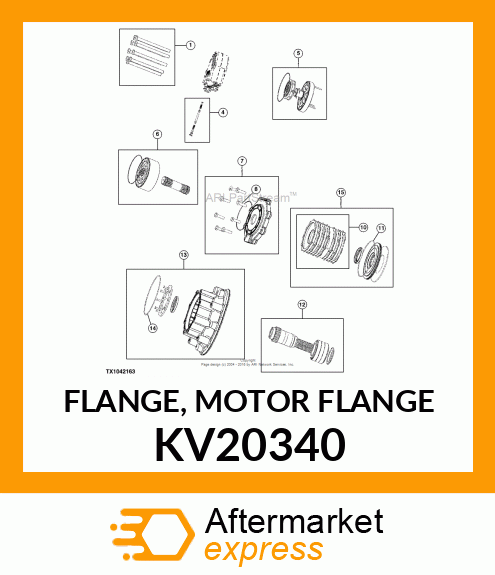 FLANGE, MOTOR FLANGE KV20340