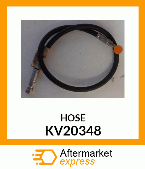 Spare part KV20348 + HOSE, HYDRAULIC