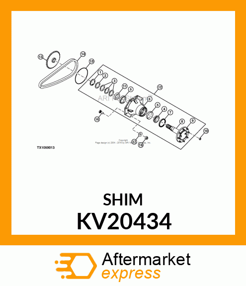 SHIM .004 .102MM (.004 ) KV20434