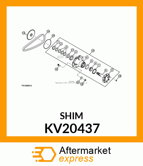 SHIM .020 SHIM KV20437