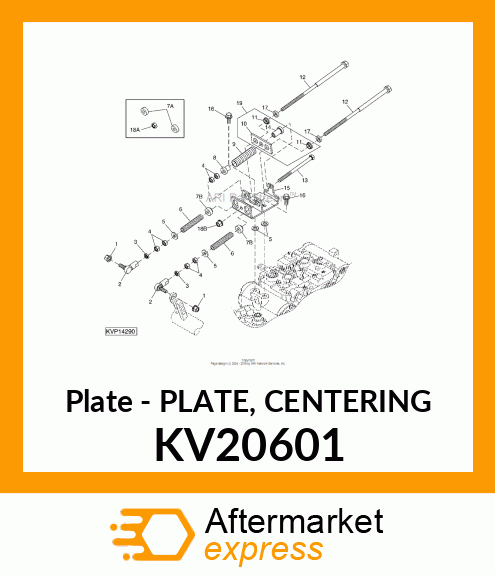 Plate - PLATE, CENTERING KV20601