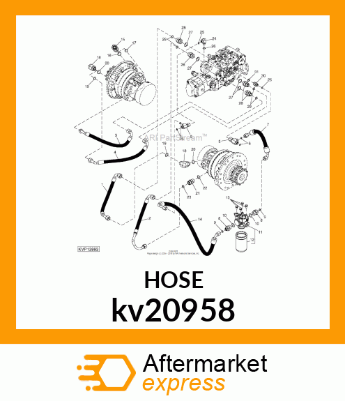 HOSE, HYDRAULIC kv20958