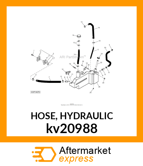 HOSE, HYDRAULIC kv20988