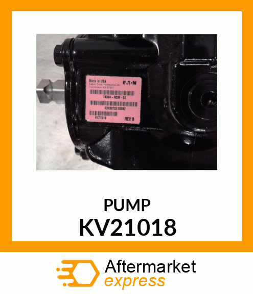 Hydraulic Pump - PUMP, HYDRAULIC TRIPLE 2.48 KV21018