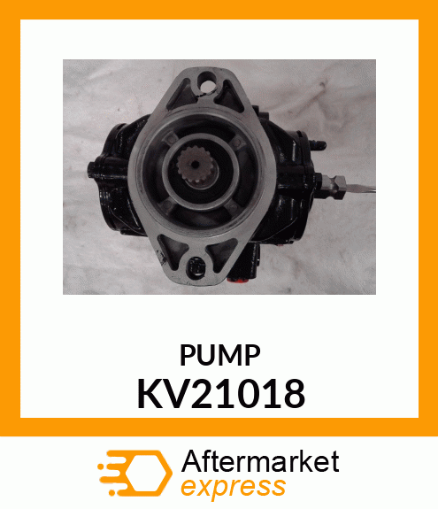 Hydraulic Pump - PUMP, HYDRAULIC TRIPLE 2.48 KV21018