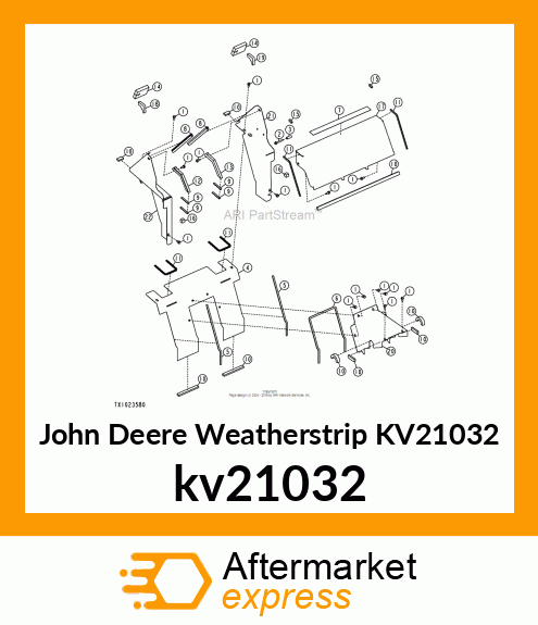 WEATHERSTRIP,ROCKGUARD kv21032