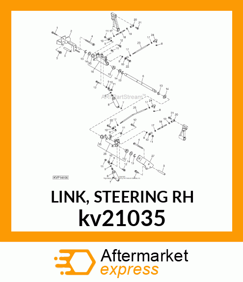 LINK, STEERING RH kv21035