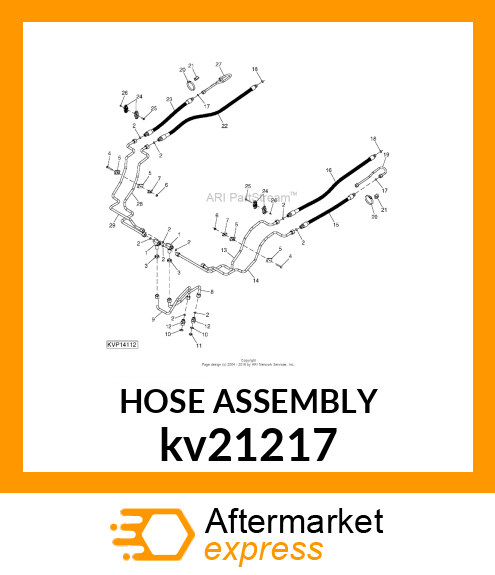 HOSE, HYDRAULIC kv21217