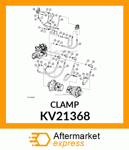 CLAMP, 3/8 DOUBLE TUBE KV21368