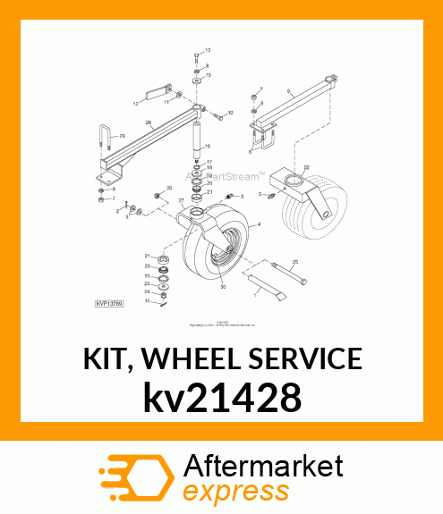 KIT, WHEEL SERVICE kv21428