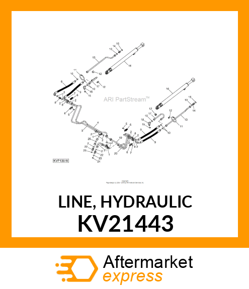 LINE, HYDRAULIC KV21443