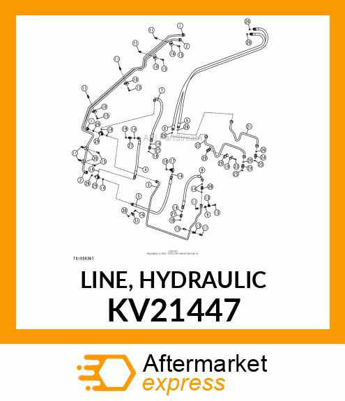 LINE, HYDRAULIC KV21447