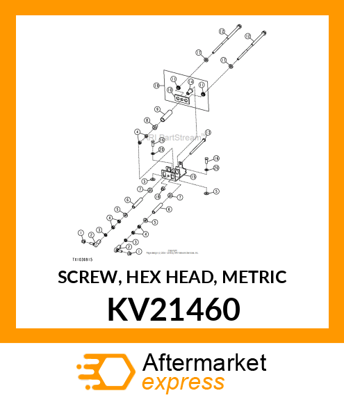 SCREW, HEX HEAD, METRIC KV21460