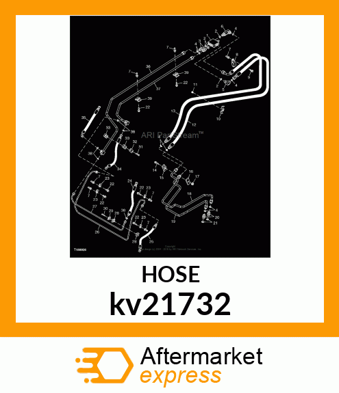 HOSE, HYDRAULIC kv21732