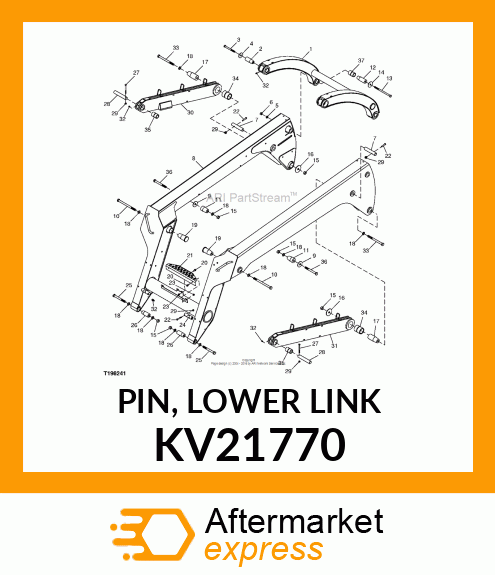 PIN, LOWER LINK KV21770