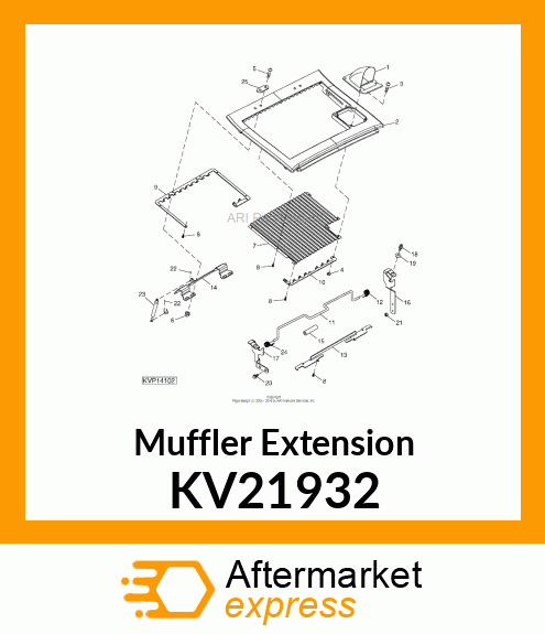 Muffler Extension KV21932