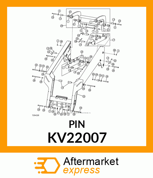 PIN, TILT CYL BASE END KV22007