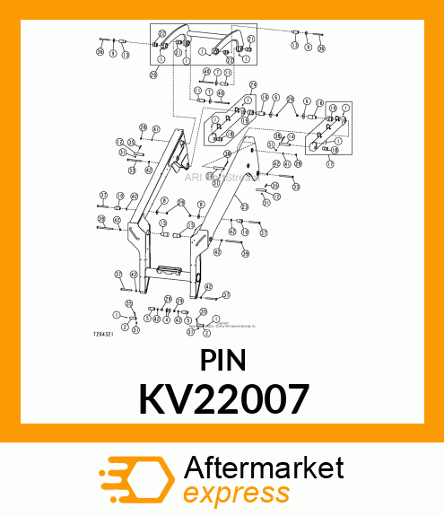 PIN, TILT CYL BASE END KV22007