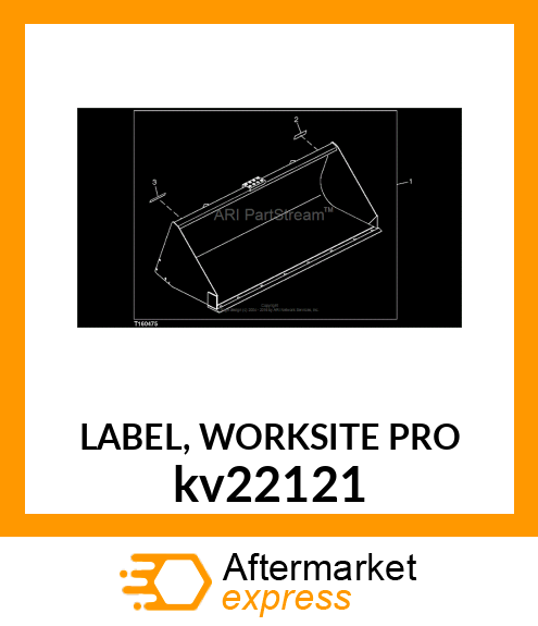 LABEL, WORKSITE PRO kv22121