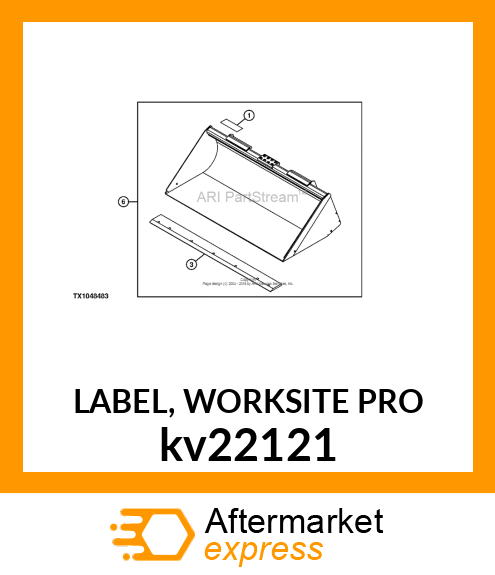 LABEL, WORKSITE PRO kv22121