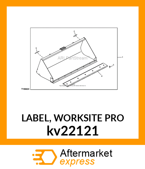 LABEL, WORKSITE PRO kv22121