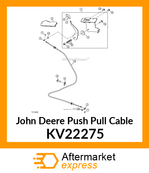 CABLE, THROTTLE THROTTLE KV22275